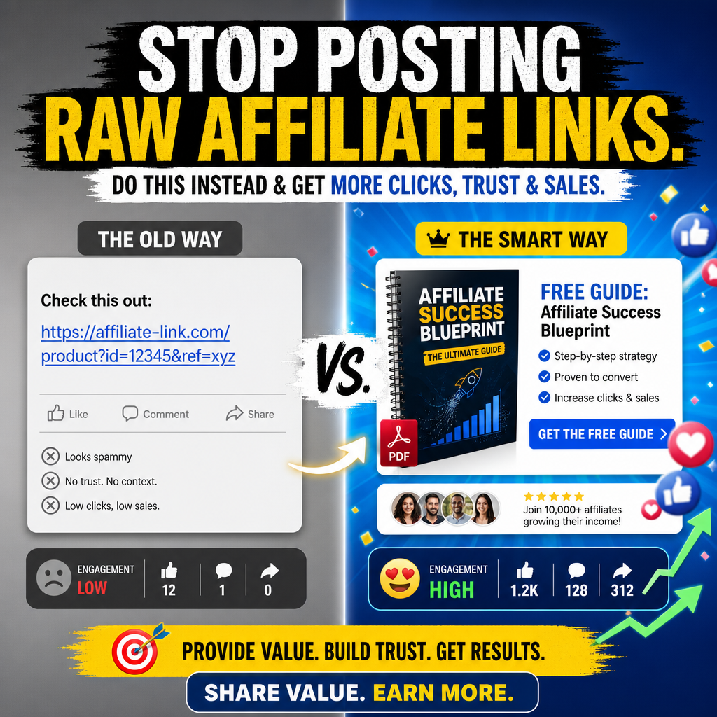 Affiliate promo assets without a website promotional graphic